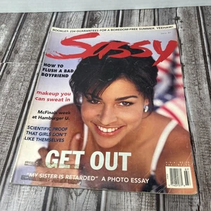 Vintage SASSY magazine JULY 1991 Summer Booklet still inside! - Picture 1 of 7