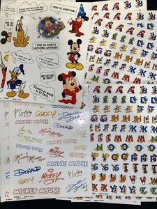 Disney Stickerbogen 12 Stück - Scrapbook Planer Basteln Sticker - Bild 1 von 5
