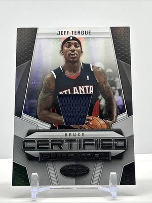 Panini 2009 - Certificado Potencial Jeff Teague #30 Materiales 346/599 (MEM, RC) Foto 1 de 2