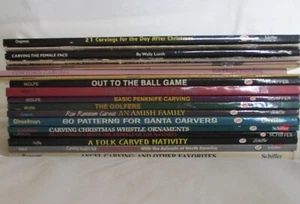 Carving Books with Patterns and Instructions Your Choice Angels Santas and More - Picture 1 of 39