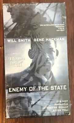 Enemy of The State- Will Smith & Gene Hackman- VHS Tape - Image 1 of 3