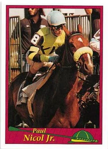 Paul Nicol Jr. trading card (Horse Racing) 1994 Jockey Star #166 - Picture 1 of 1