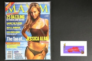 💎MAXIM MAGAZINE NOV 2003 JESSICA ALBA BEN JENNIFER ASHTON KUTCHER ASHANTI💎 - Picture 1 of 1