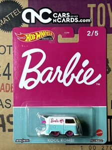 2022 Hot Wheels Premium Pop Culture 2/5 Kool Kombi Barbie - Picture 1 of 2