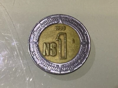 México 1 Nuevo Peso 1993 Circulado Foto 1 de 2