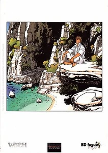 LARGO WINCH MEDITATION  SUPERBE GRAND  EX LIBRIS - Picture 1 of 1