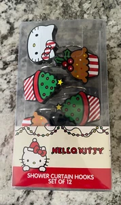 Hello Kitty Shower Curtain Hooks Set of 12 - Picture 1 of 3