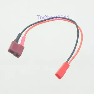 RC Battery Conversion Cable JST 2P to T-Plug Female Connector L=100mm 20AWG Wire - Picture 1 of 1