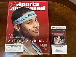 Carmelo Anthony Sports Illustrated Signed Dec. 2003 NBA Denver Nuggets JSA - Picture 1 of 1