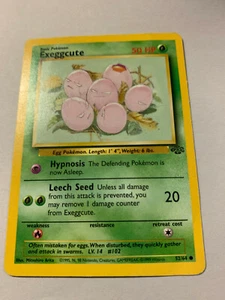 Pokemon Exeggcute Card, Basic,1999, Jungle Set,52/64, Additional Cards Ship FREE - Picture 1 of 12