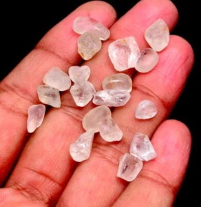18 Pcs Lot White Topaz Uncut Rough Mineral Specimens Gemstone- 53.35 Carat - Picture 1 of 4