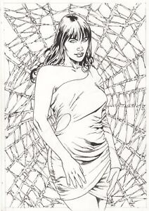 Mary Jane Watson Original Art Reginaldo Oliveira Ed Benes Studios Spider-man