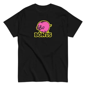 Camiseta BONO Islandia Supermercado Rosa Alcancía Logo Reykjavik Islandia Recuerdo - Imagen 1 de 11