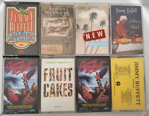 8 Jimmy Buffett Cassette Tapes: Mango, Barometer, Banana, Christmas, Carnival ++ - Imagen 1 de 8