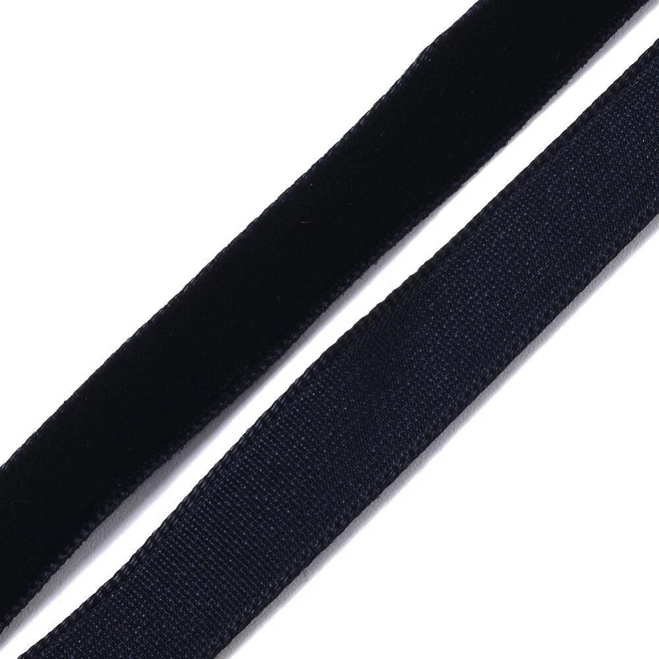Velvet Ribbon Black 5M Continuous Length 3mm Wide - Image 1 of 1