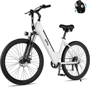 Cityone Electric Bike for Adults 26" Step-Through 22MPH Ebike with 2.1" Tire,Ul2 - Picture 1 of 9