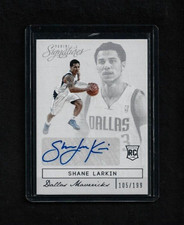 Shane Larkin 2013-14 Panini SIGNATURES Auto RC #/199 Dallas Mavericks HURRICANES