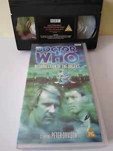 Doctor Resurrection Of The Daleks VHS Video RARE VERY LIMITED EDITION Davidson - Picture 1 of 9