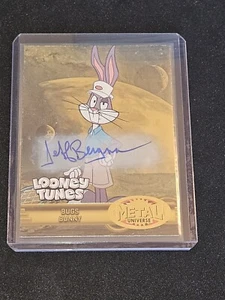 2024 Fleer Retro Looney Tunes Jeff Bergman as Bugs Bunny Metal Gold Auto 4/10 - Picture 1 of 2