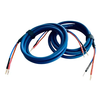 Van Damme Blue Series Speaker Cable 2x 6mm Terminated Pair - Image 1 of 4