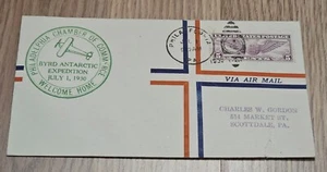 USA SC# C12 BYRD ANTARCTIC EXPEDITION HOMECOMING COVER- 1930- FREE SHIPPING!! - Picture 1 of 1