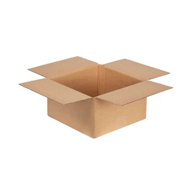 SMILEYPACK Faltkarton Versandkarton einwellig 255 x 255 x 140 mm Karton Schachtel Versand