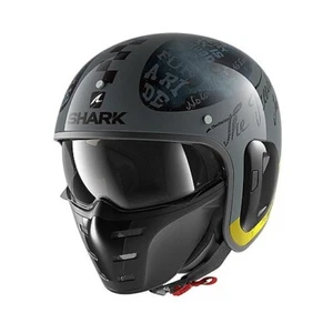 Shark S-Drak 2 Helmet Tripp In gloss anthracite yellow AAY - Size XS - Bild 1 von 3