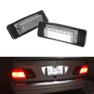 For Mercedes Benz W210 W202 4D Sedan Facelift White LED License Plate Light Lamp - Bild 1 von 9