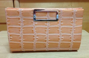 New Bijoux Terner Orange Evening Clucth/Shoulder Bag Purse - Picture 1 of 11