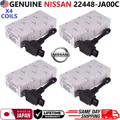 Bobinas de encendido NUEVAS GENUINAS NISSAN x4 para Nissan Infiniti 2007-2015, 22448-JA00C Foto 1 de 4