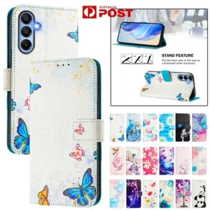 For Samsung A16 A36 A56 A15 A35 A55 A14 Printed Leather Wallet Flip Stand Cover - Picture 1 of 72