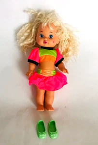Vintage Little Miss Makeup Doll Dress Up Blonde Hair Heart Cheek1988 Mattel - Picture 1 of 7
