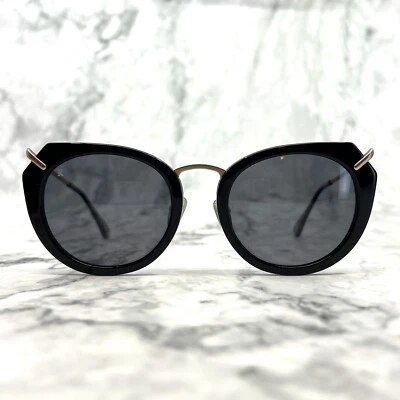 Солнцезащитные очки Raen pogne черные поляризованные серые линзы круглые - Изображение 1 из 4