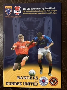 Rangers v Dundee United - CIS Insurance Cup Semi Final - 2nd February 2005 - Picture 1 of 2