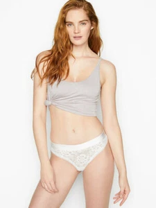 THE LACIE Logotipo Tanga de Cintura Panty Color Blanco a Elegir Talla M,L o XL - Imagen 1 de 3