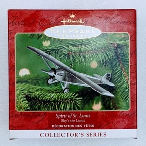 Hallmark 2000 Keepsake Airplane Ornament Spirit of St. Louis Sky's the Limit - Picture 1 of 10