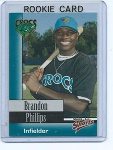 Brandon Phillips 2000 Multi-Ad Sports Cape Fear Crocs Rookie Card #2 - Picture 1 of 1