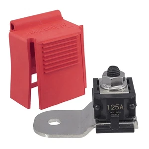 Littlefuse ZCase Fuse Battery Stud Mount Bars 1 Pole and Fuse Cover - Picture 1 of 3