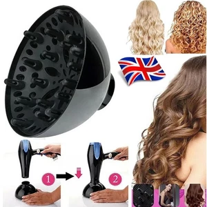Difusor de cabello secador de pelo accesorio difusor para cabello ondulado rizado Reino Unido - Imagen 1 de 14