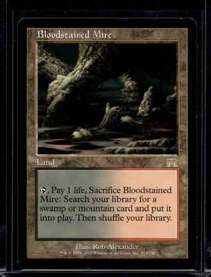 2002 Onslaught Bloodstained Mire #313 NM - Image 1 of 2