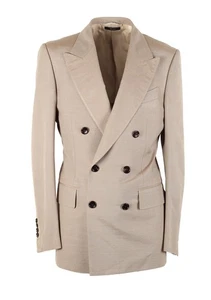Abrigo deportivo Tom Ford Dyllan beige talla 46/36R EE. UU. Chaqueta Blazer Nueva Con Etiquetas - Imagen 1 de 7