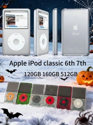 New Apple iPod Classic 6th 7th Generation 120GB/160GB/256GB (All Colors) SSD🔥🔥 - image 1 of 4