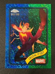 Puño de Hierro 2025 Topps Cromo Marvel Azul Verde Brillo/199 137 - Imagen 1 de 2