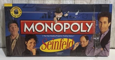 Juego de mesa Seinfeld Monopoly Edición Coleccionista 2009 Hasbro - NUEVO con encogimiento rasgado Foto 1 de 4