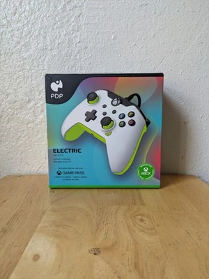 PDP Electric White Wired Xbox Controller For X/S / One / PC - Image 1 of 4