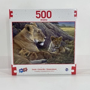 TCG Toys Wildlife Lion Family 500 Piece Jigsaw Puzzle New & Sealed Gift idea - Picture 1 of 24