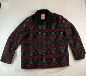 Joe Browns Aztec Navajo Jacket Coat XL Fleece Lined - Picture 1 of 11