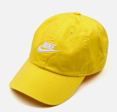Nike NSW Futura Unstructured Cap Hat Baseball Yellow Running GYM Cap S/M  M/L - Bild 1 von 4