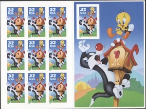 1998 US Scott# 3204 Sylvester and Tweety, Sheet of 10 MNH - Picture 1 of 1