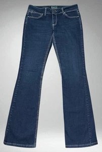 Wrangler Q Baby Jeans Damen 9/10x36 Ultimate Riding Dark Wash Bootcut - Bild 1 von 7